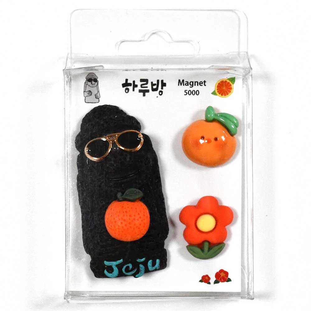 하르방 귤 자석