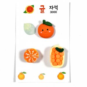 제주도 귤 자석